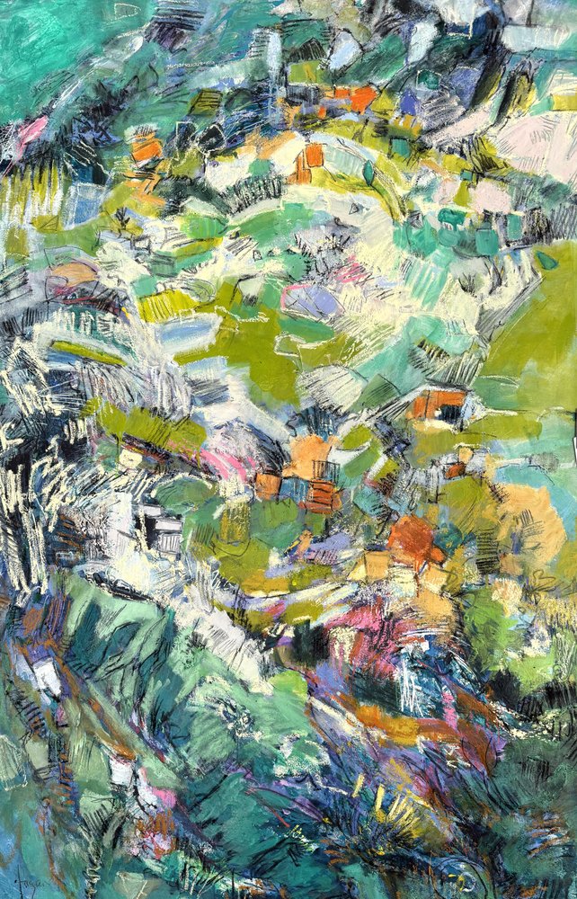 Uma animada aldeia de montanha de Dorothy Fagan