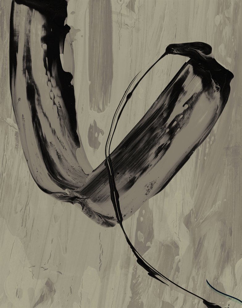Gesto cinzento abstrato de Edward Selkirk