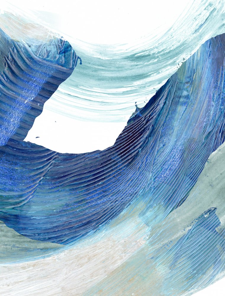 Ondas azuis ondulantes de Edward Selkirk