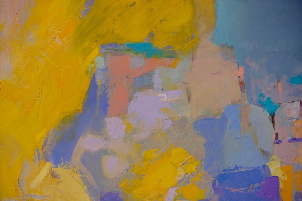 Camadas abstratas vibrantes de Elena Shraibman