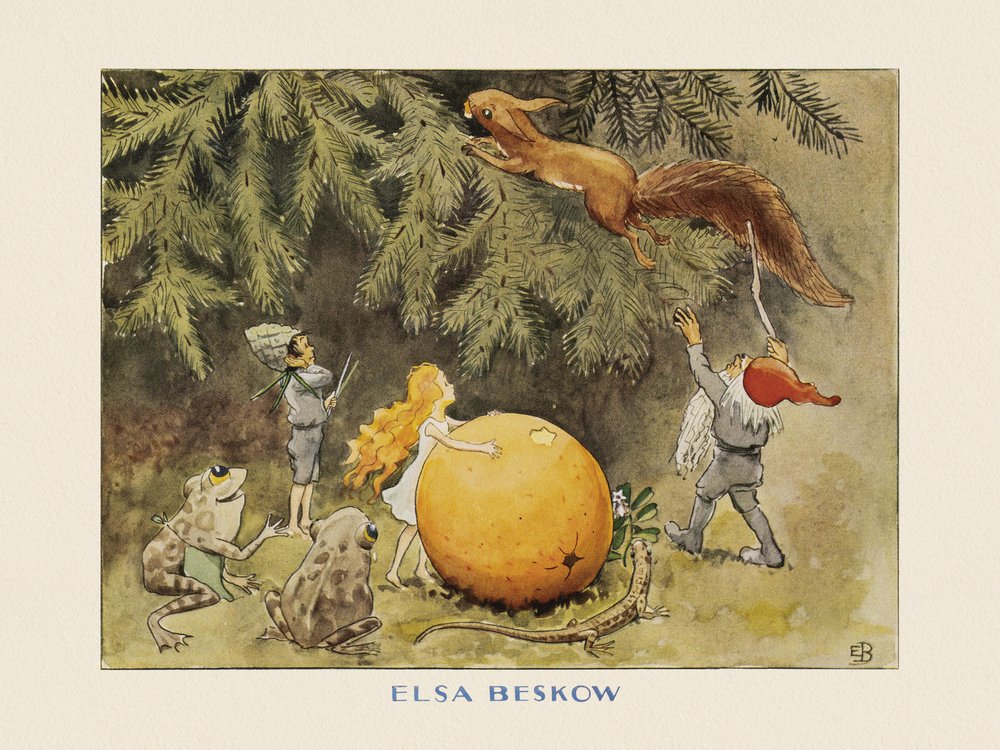O Ovo do Sol  O Esquilo de Elsa Beskow