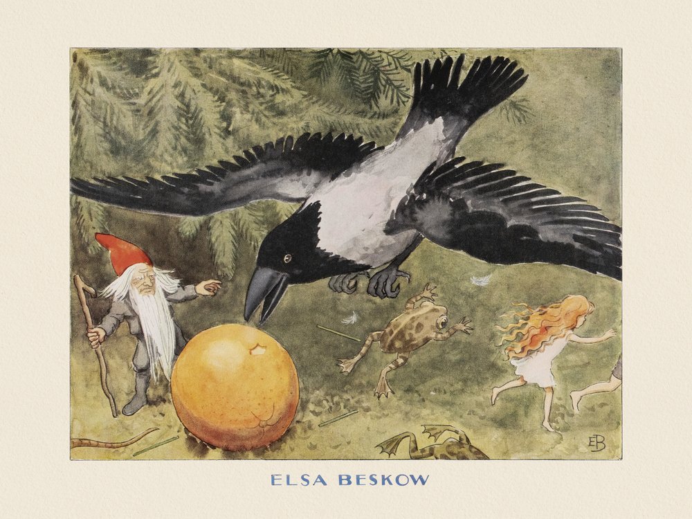 O Ovo do Sol Kråkan de Elsa Beskow