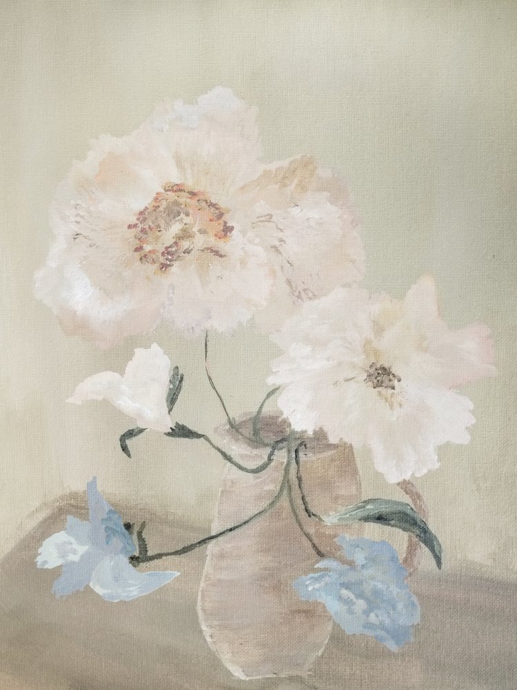 Natureza morta floral delicada de Emily Tingey