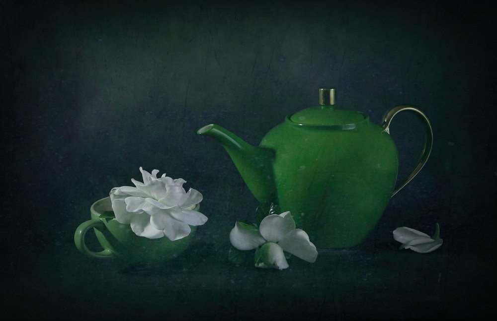 Bule Verde Gardenia de Fangping Zhou