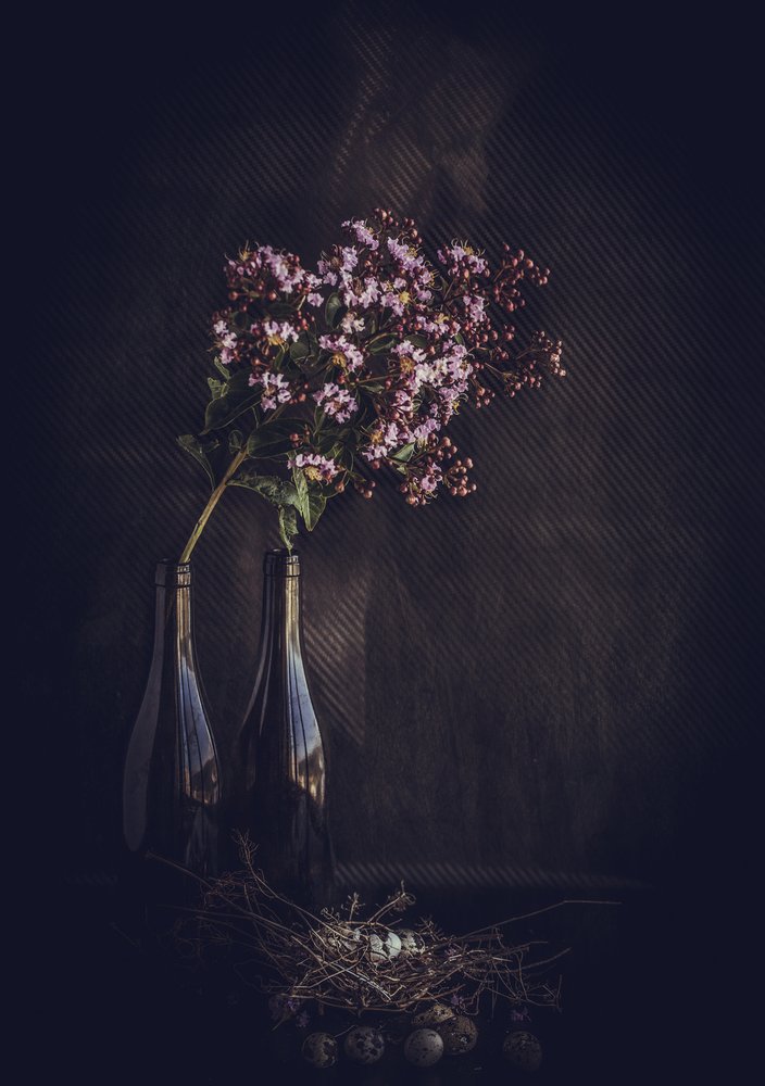 Natureza morta floral rústica de Farid Kazamil