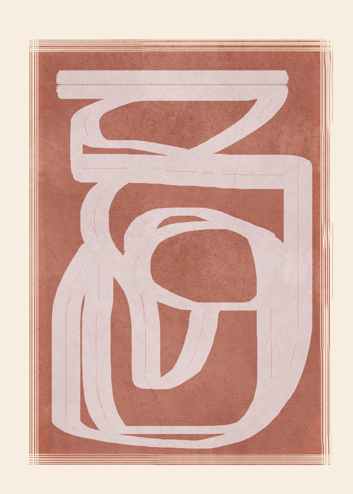 Fluxo abstrato e terroso de Flow Line