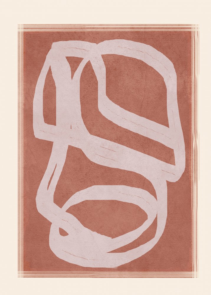Fluxo abstrato e terroso de Flow Line