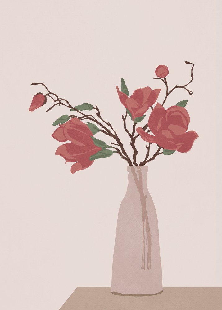 Vasos Elegant Magnolia de Flow Line