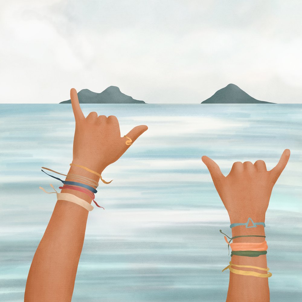 Shaka Hands: Oceano Tropical de Flow Line