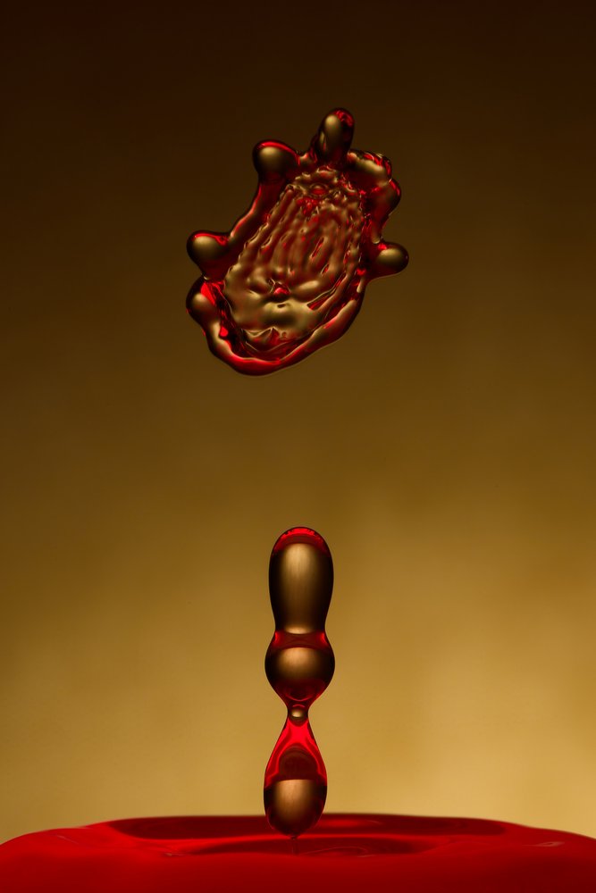 Dynamic Gold Red Splash de Francois Casanova