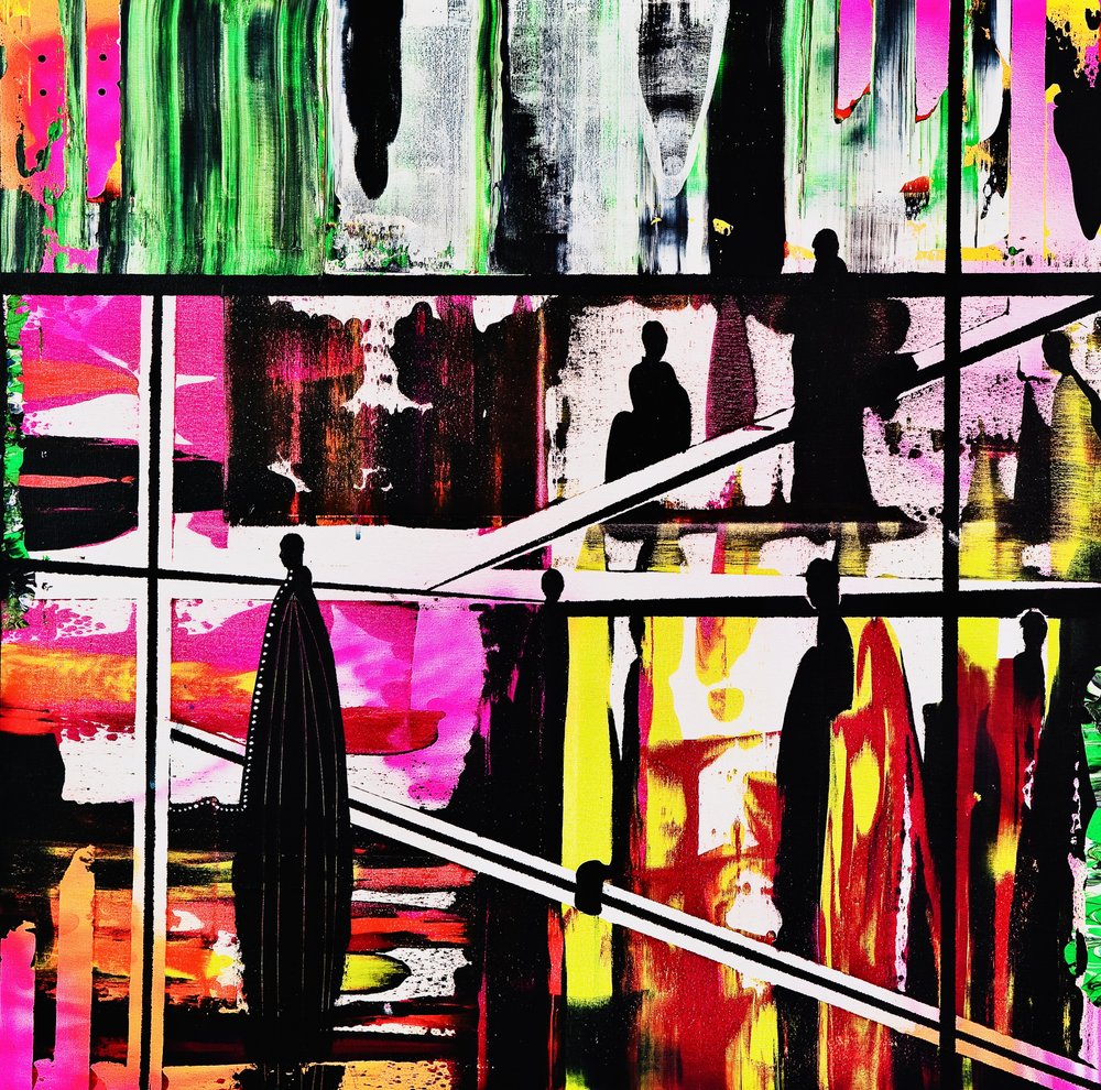 Pessoas da Cidade Abstrata de Fredrik Olsen