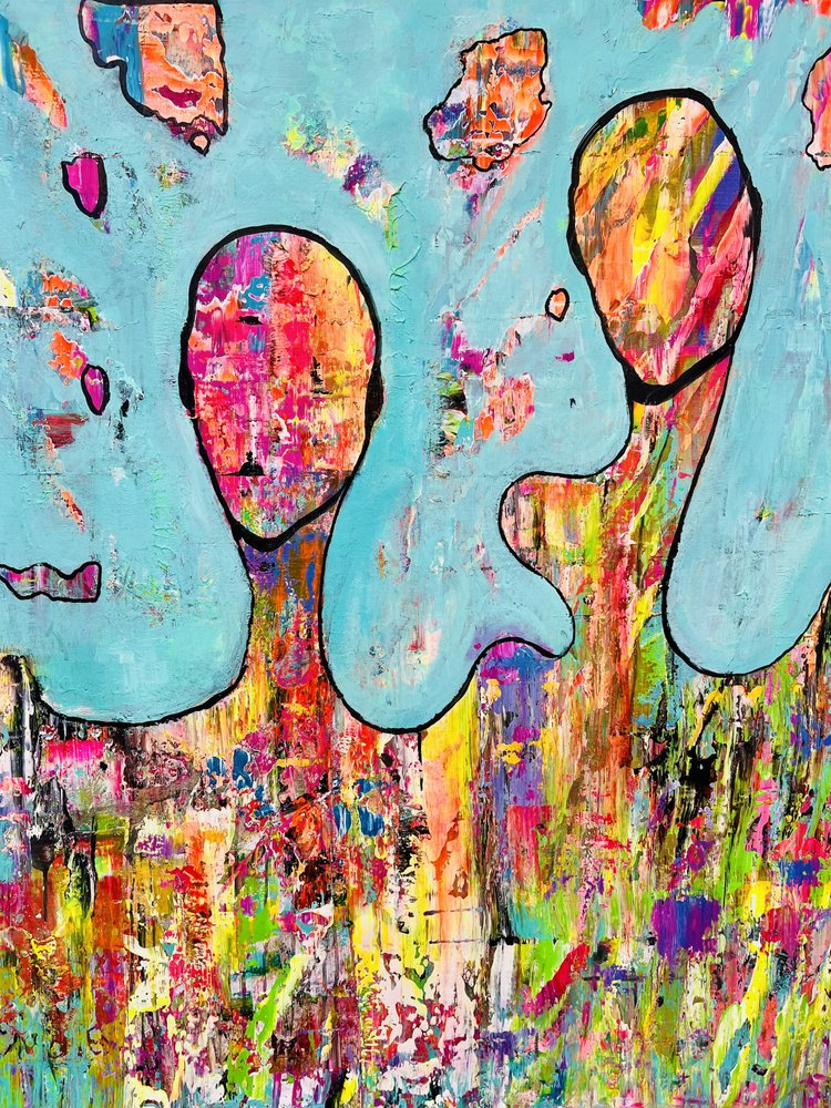 Figuras abstratas vibrantes de Fredrik Olsen