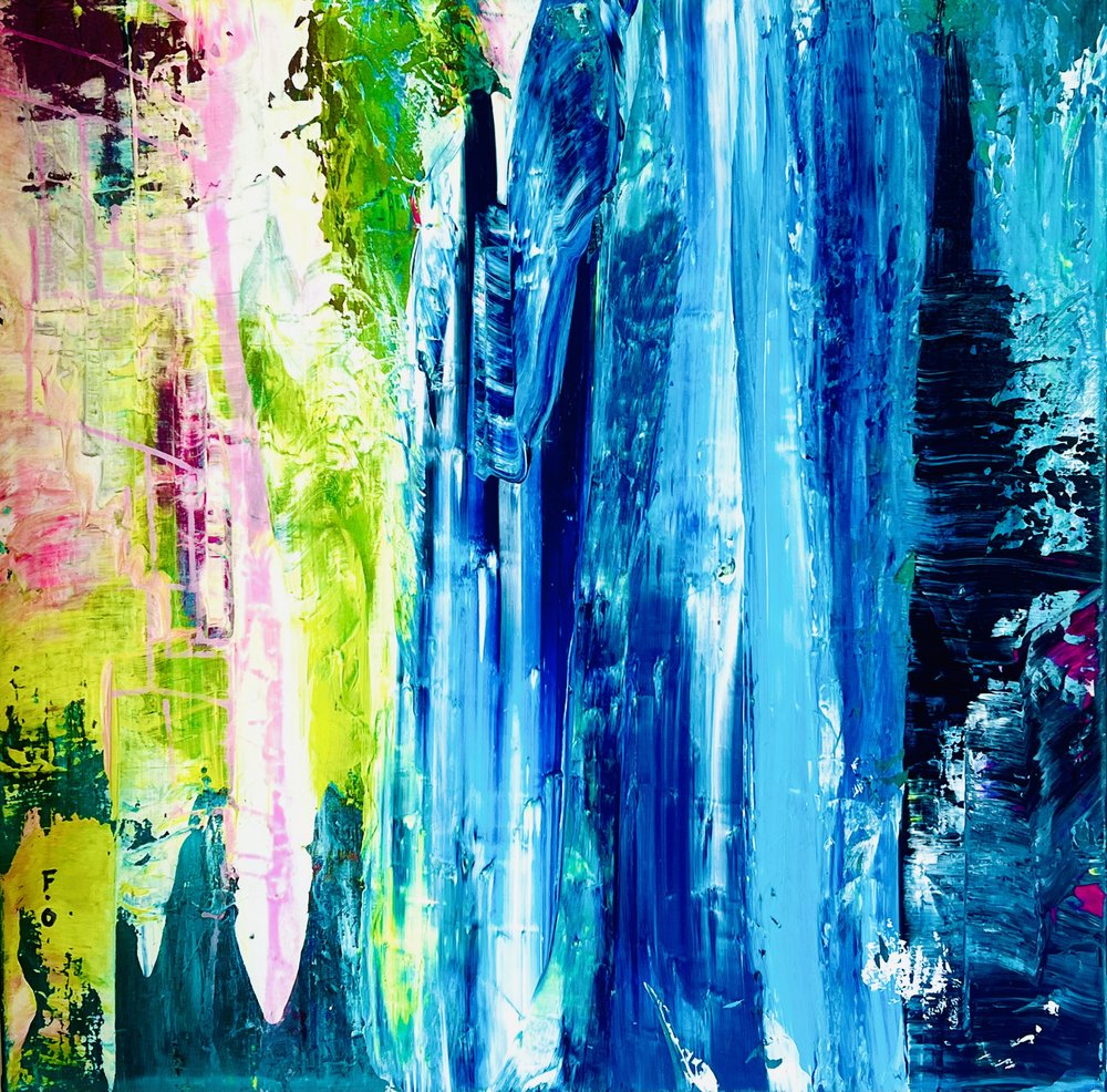 Abstrato vibrante e fluido de Fredrik Olsen
