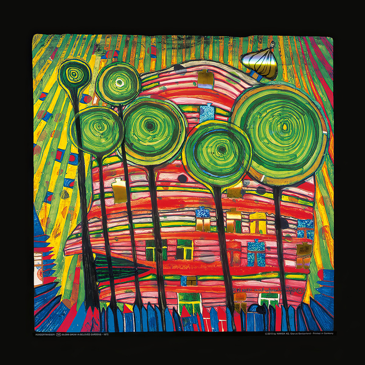 Essas plantas crescem em jardins queridos de Friedensreich Hundertwasser