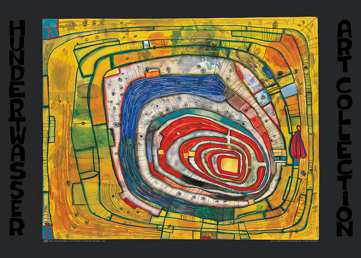 Ilha no Mar Amarelo - No caminho, nunca se está perdido de Friedensreich Hundertwasser