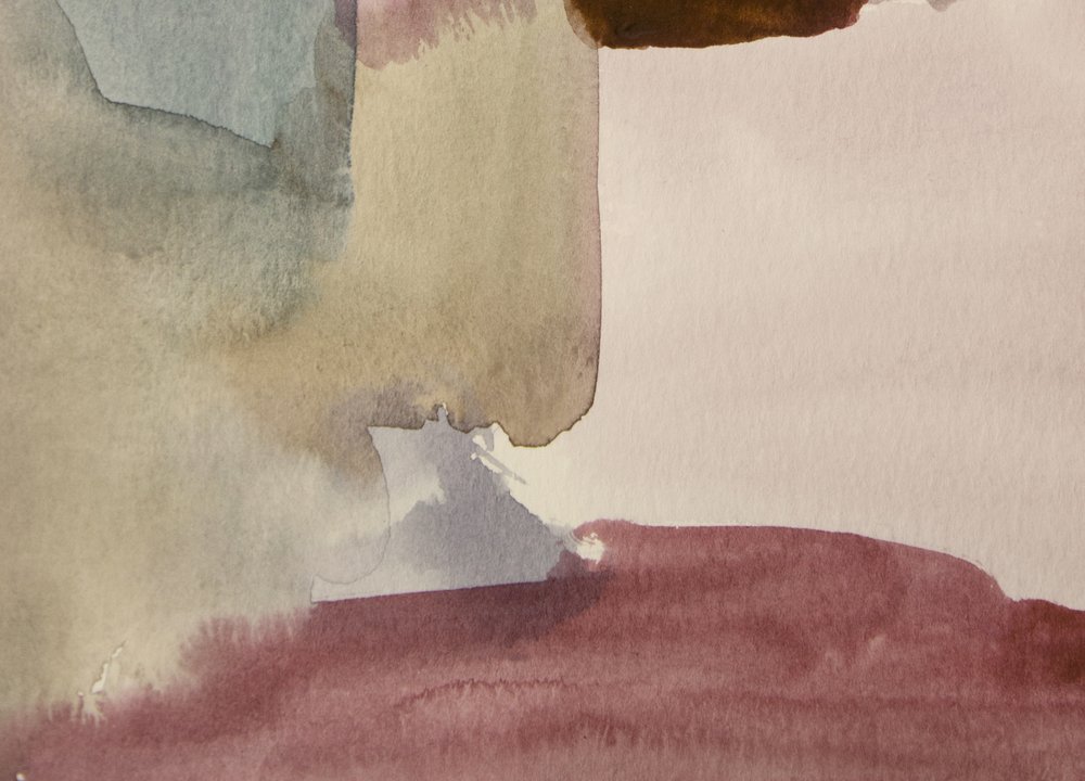 Aquarela moderna em tons suaves de Gemma Bardot