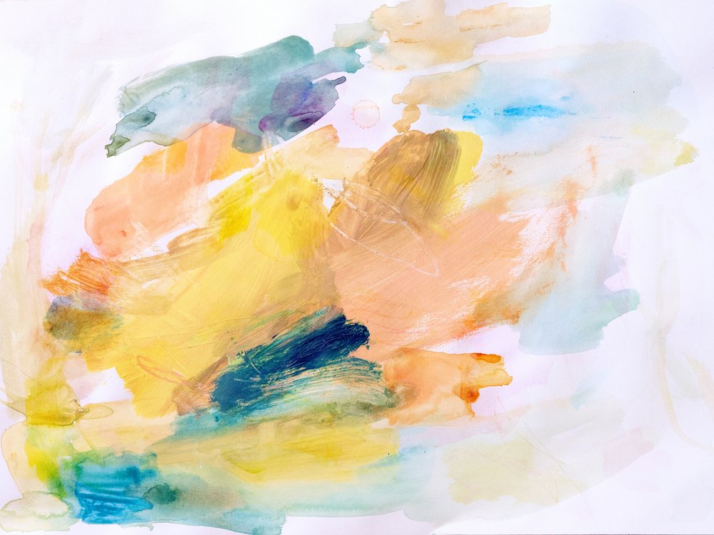 Tons abstratos vibrantes de Gemma Bardot