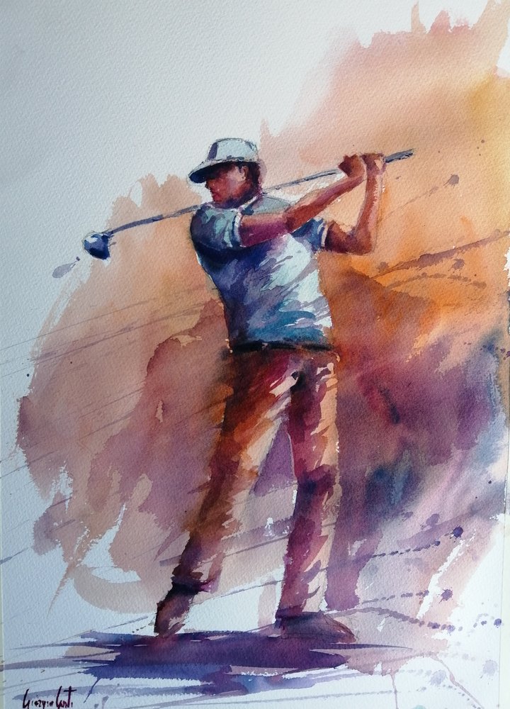 Swing de golfe dinâmico de Giorgio Gosti