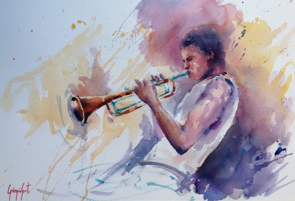 Trompetista de jazz de Giorgio Gosti
