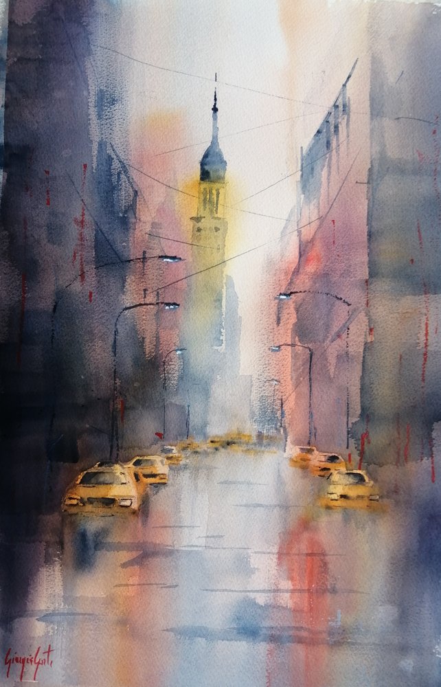 Torre da Cidade Enevoada de Giorgio Gosti