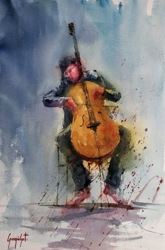 Violoncelista apaixonado de Giorgio Gosti