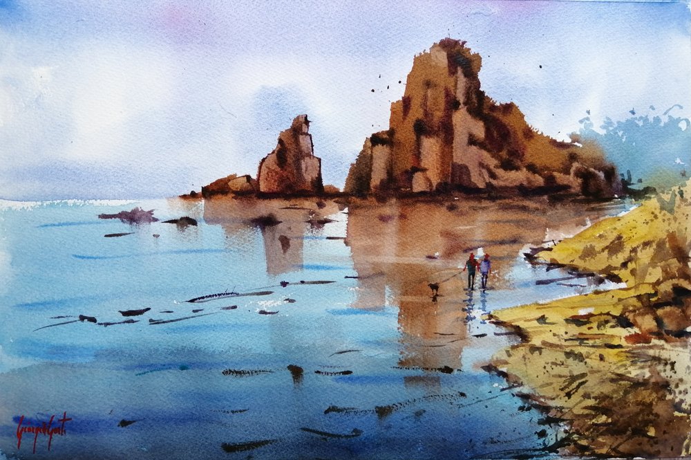 Reflexões da Costa Rochosa de Giorgio Gosti
