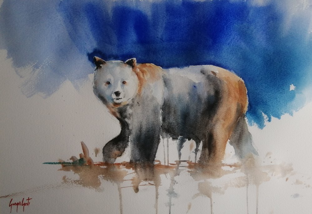 Urso Azul Espiritual de Giorgio Gosti