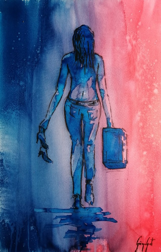 A Viagem Azul e Vermelha da Mulher de Giorgio Gosti