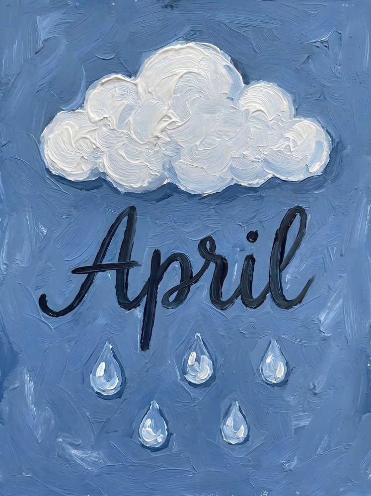 Nuvem de chuva de abril de HUGO