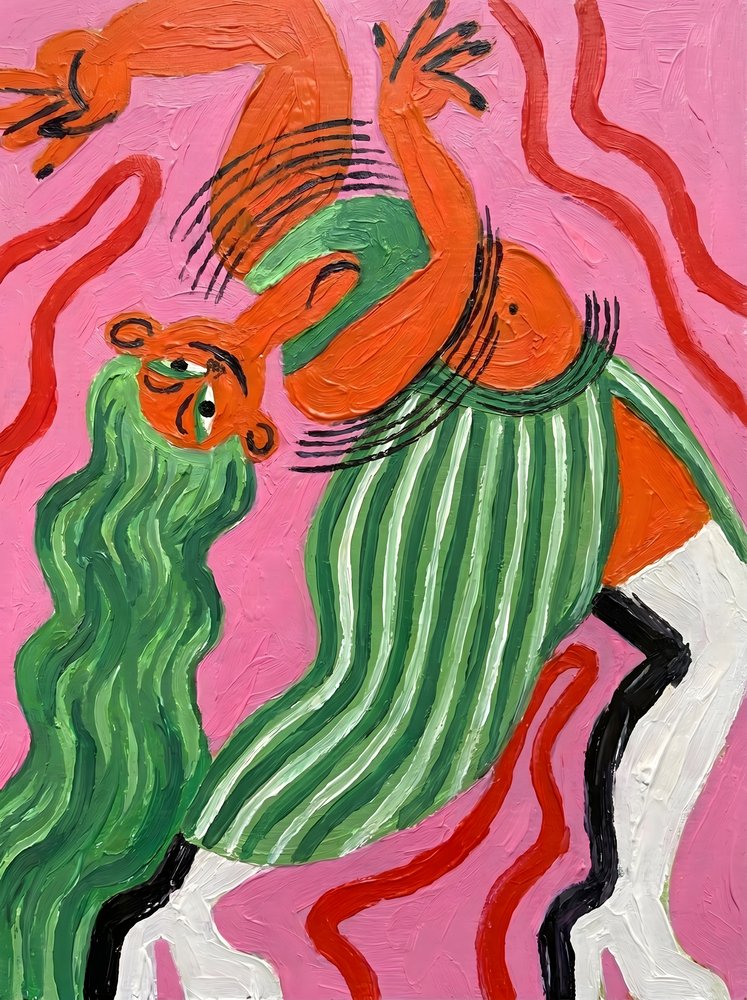 Figura abstrata a dançar de HUGO