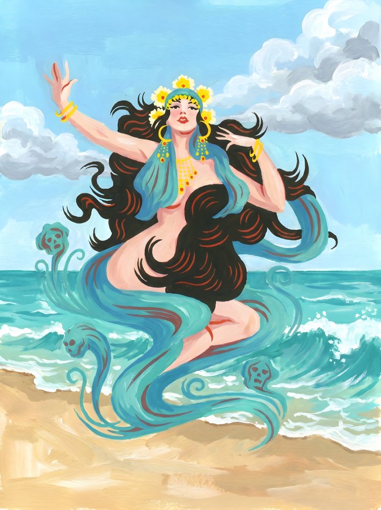 Deusa das Ondas de HUGO