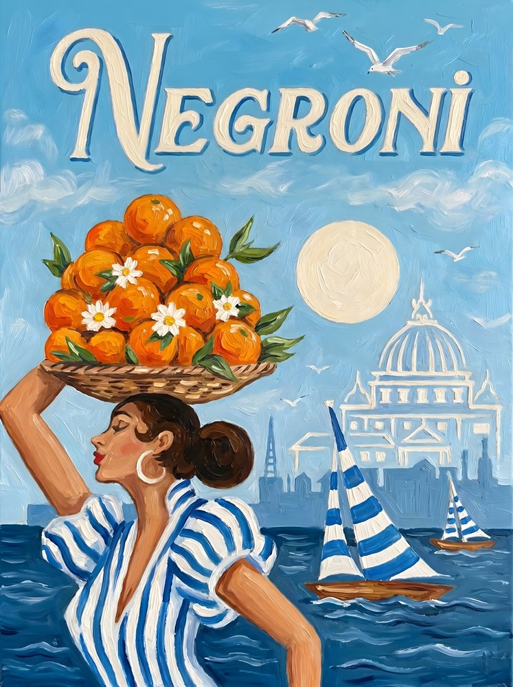 Verão Mediterrânico com Negroni de HUGO