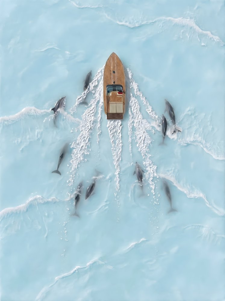 Barco «Pod of Dolphins» de HUGO