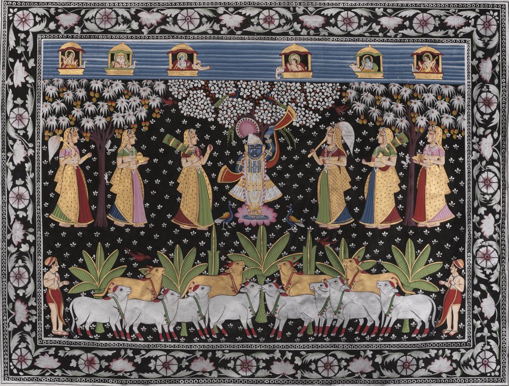 Krishna, as Gopis e as vacas de IMAGINEERS STUDIO