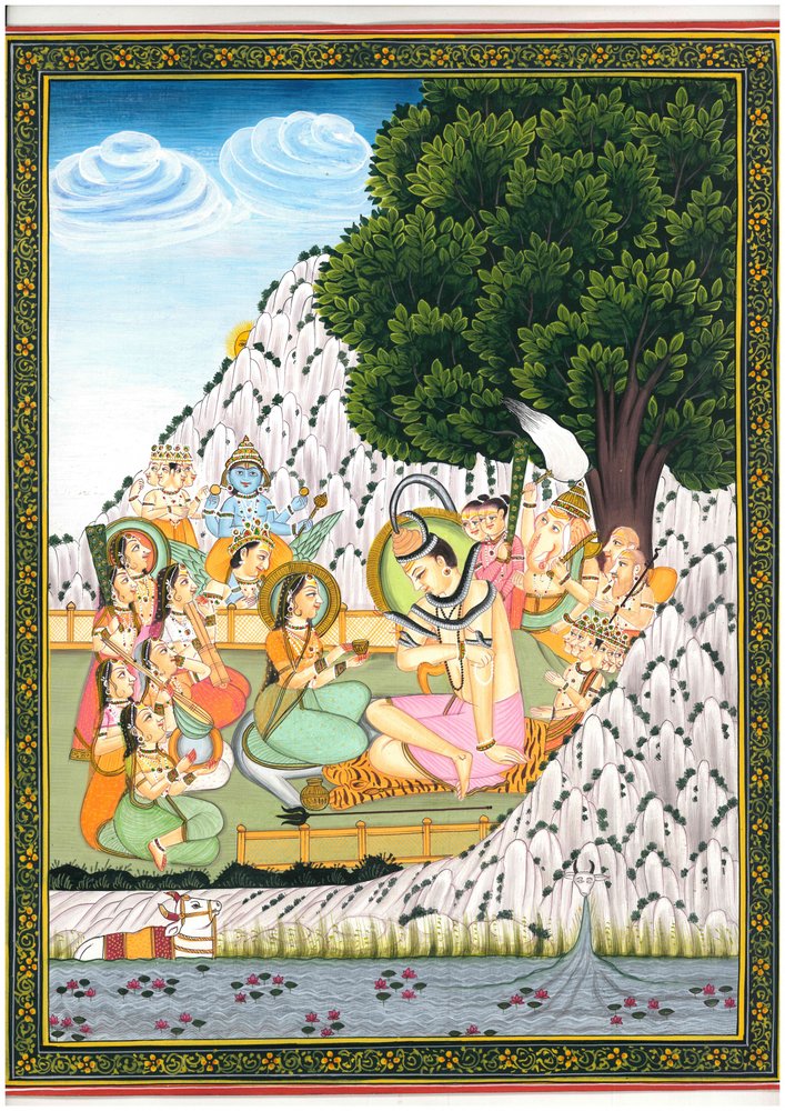 Encontro Divino de Shiva e Parvati de IMAGINEERS STUDIO