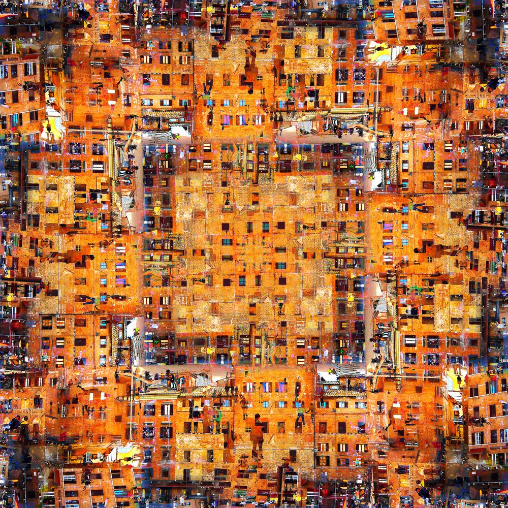 Mosaico urbano denso de Igor Shrayer