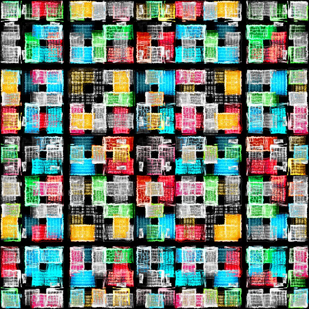 Blocos abstratos vibrantes de Igor Shrayer