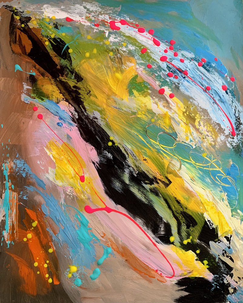 Salpico de cores dinâmico de Irene Chua