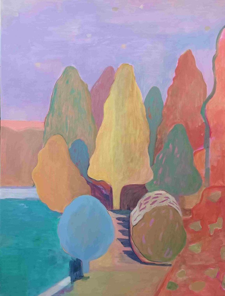 Paisagem abstrata e onírica de Iria Fernandez