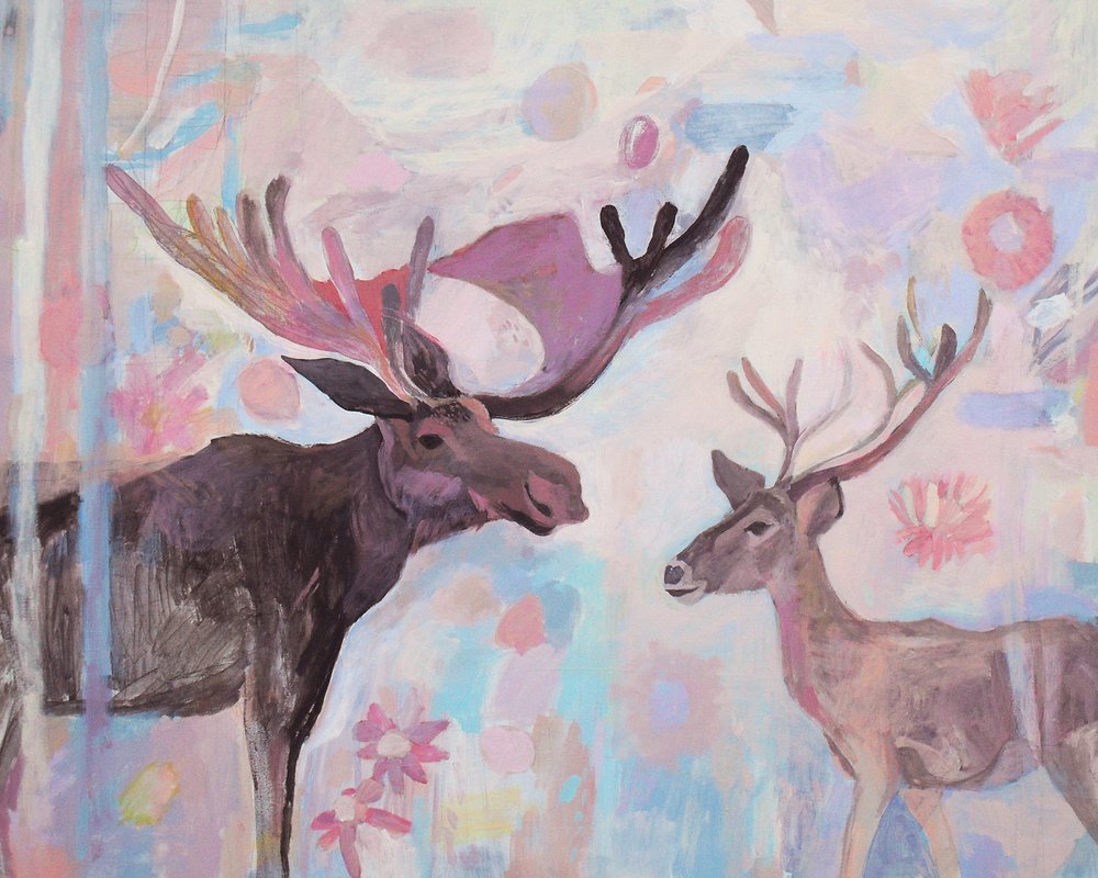 Alces e veados de sonho de Iria Fernandez