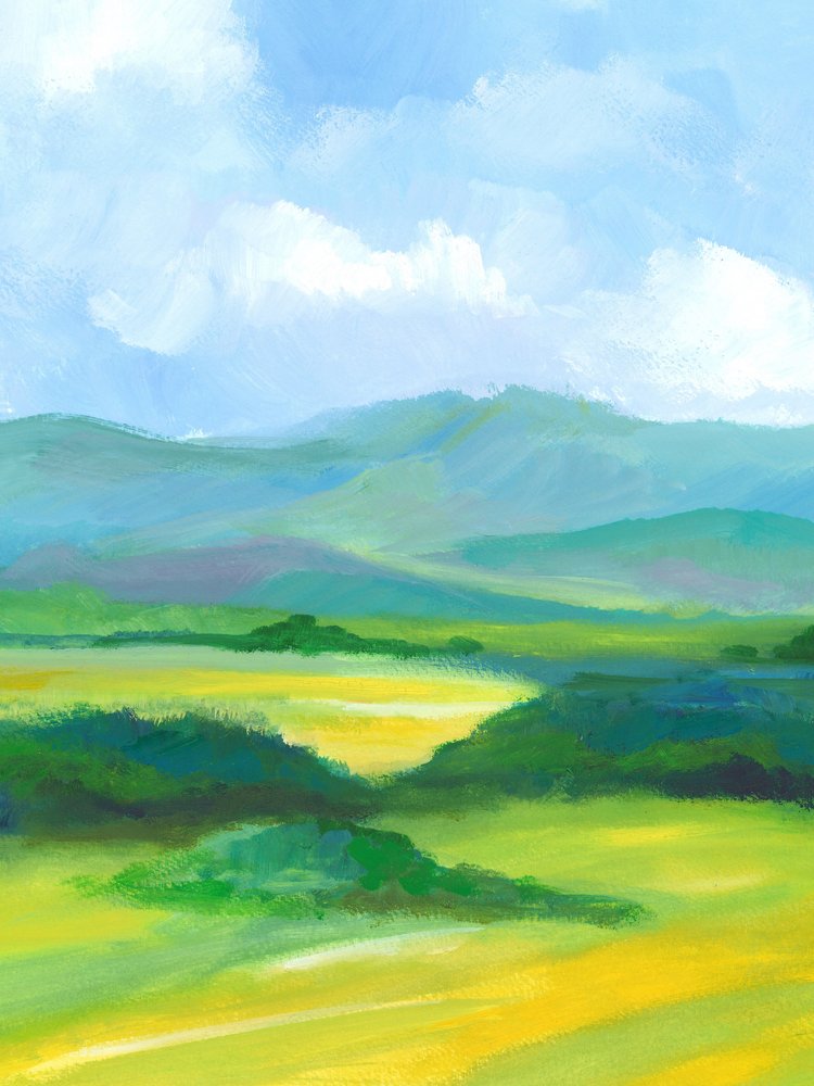 Paisagem abstrata 04 de Isabelle Brent