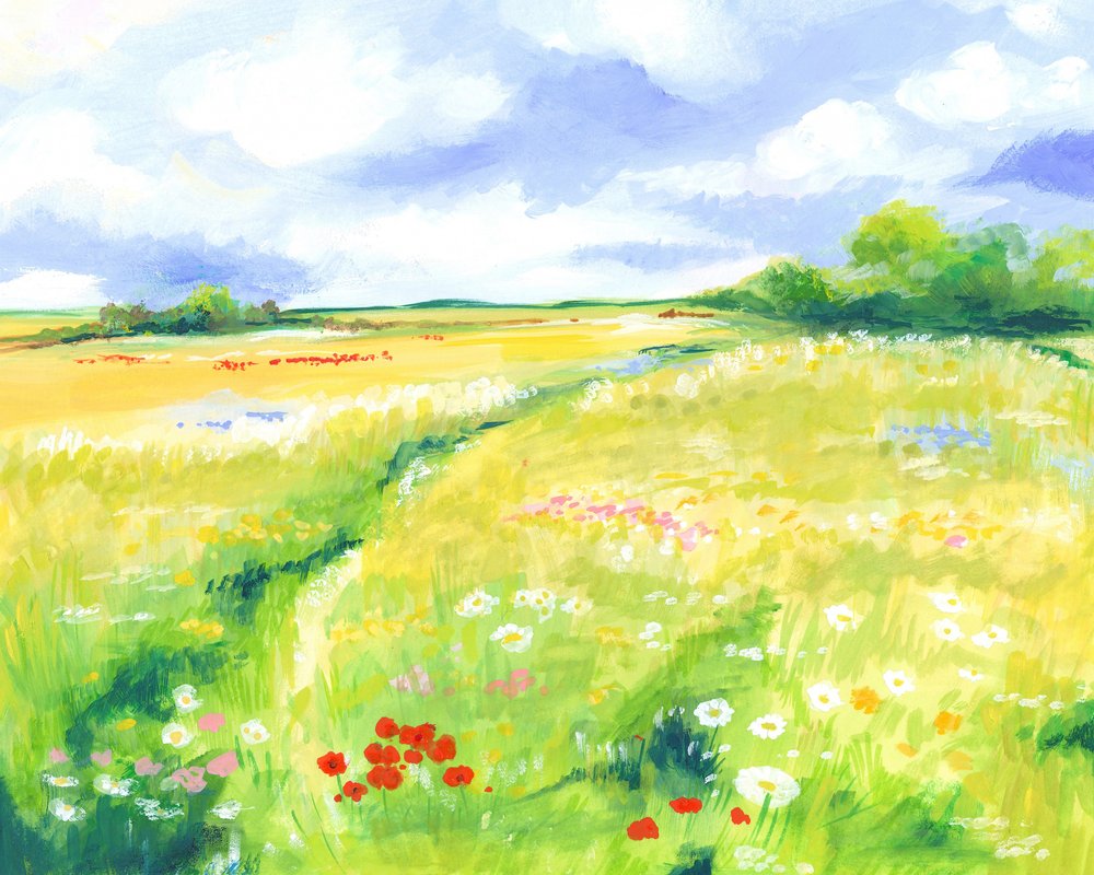 Prado de flores silvestres de Isabelle Brent