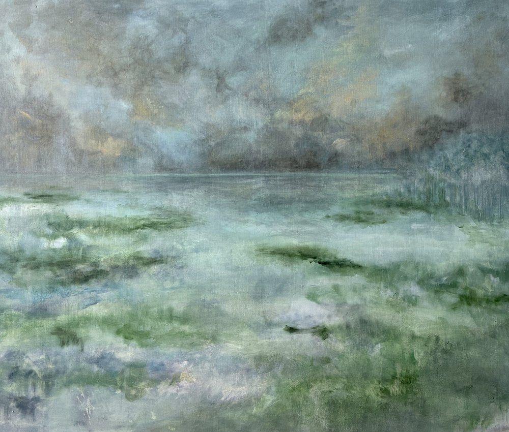 Verdes do Pântano Ennevoado de JMF FINE ART