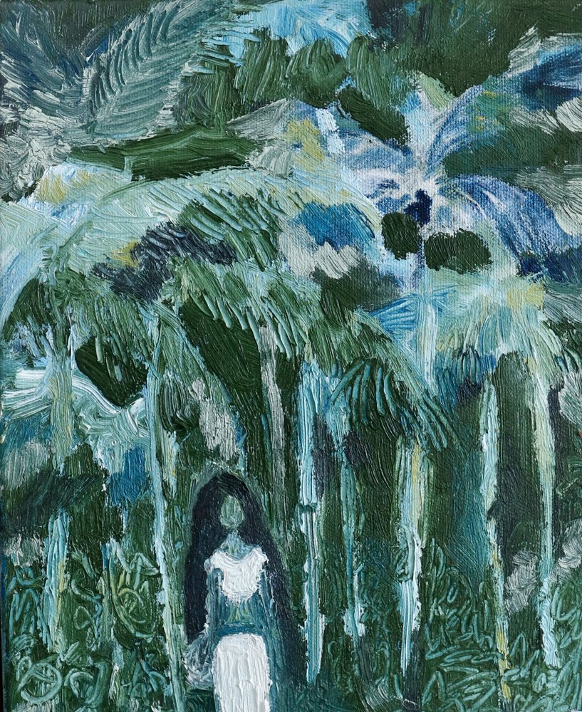 Mulher da Floresta Tropical de JMF FINE ART