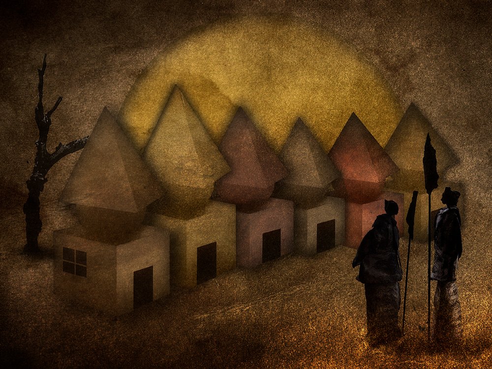 Místicas habitações do deserto de Jan Donckers