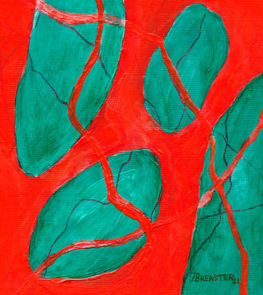 Fluxo Orgânico Abstrato de Janine Brewster