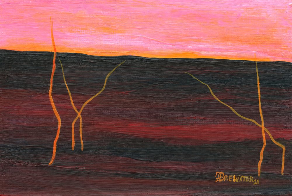 Horizonte do Deserto em Chamas de Janine Brewster
