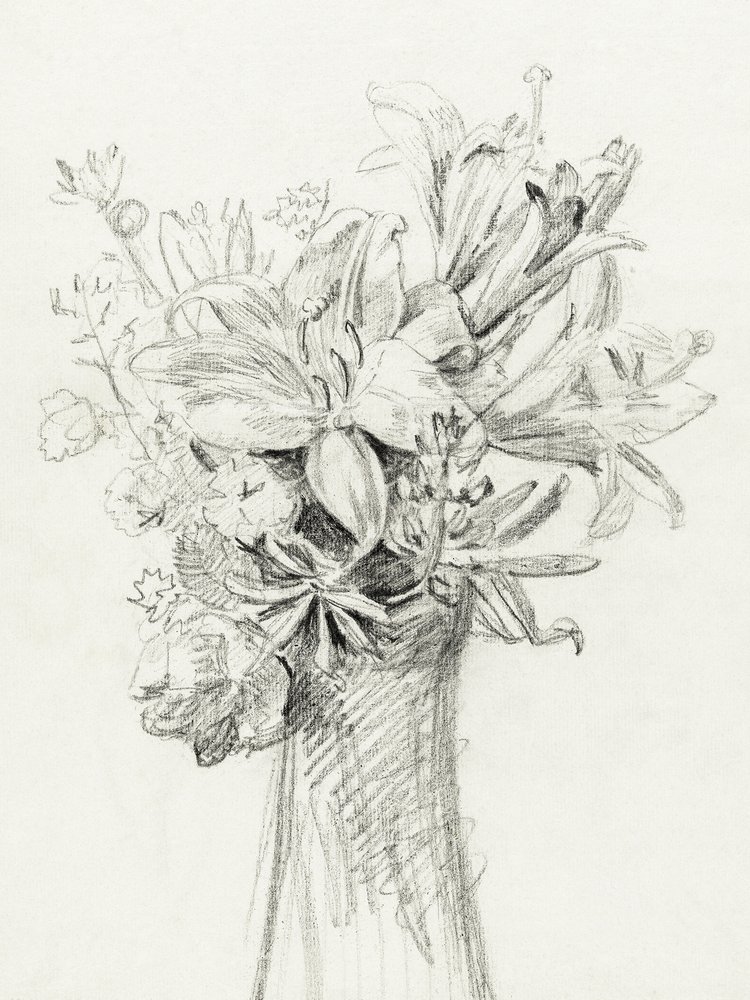 Flores num vaso de Jean Bernard