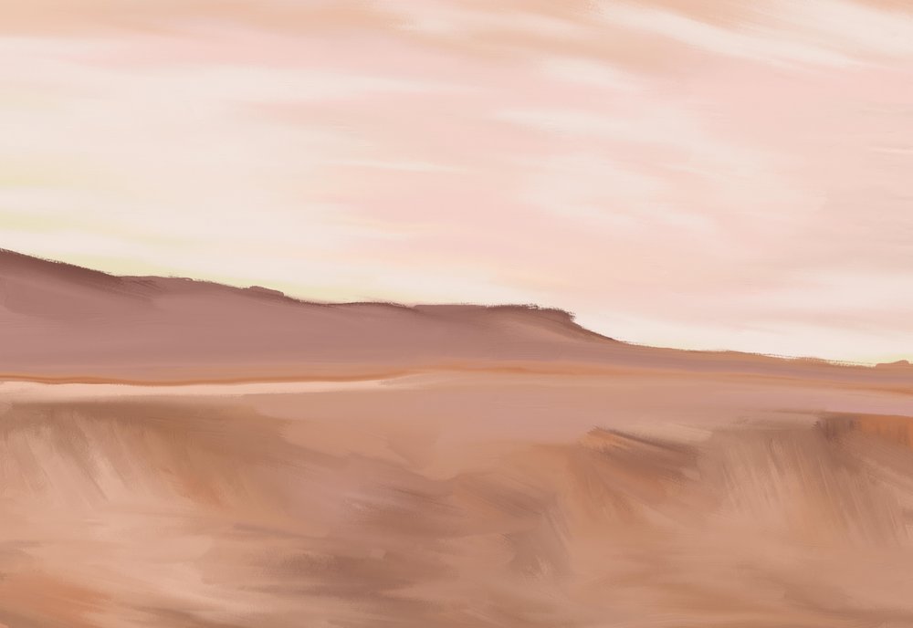 Horizonte sereno do deserto de Jenna Alheit