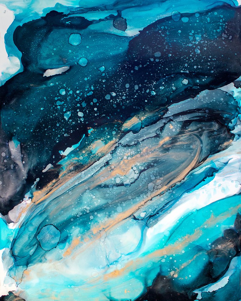 Correntes de Ouro Azul Profundo de Jenny Nielsen